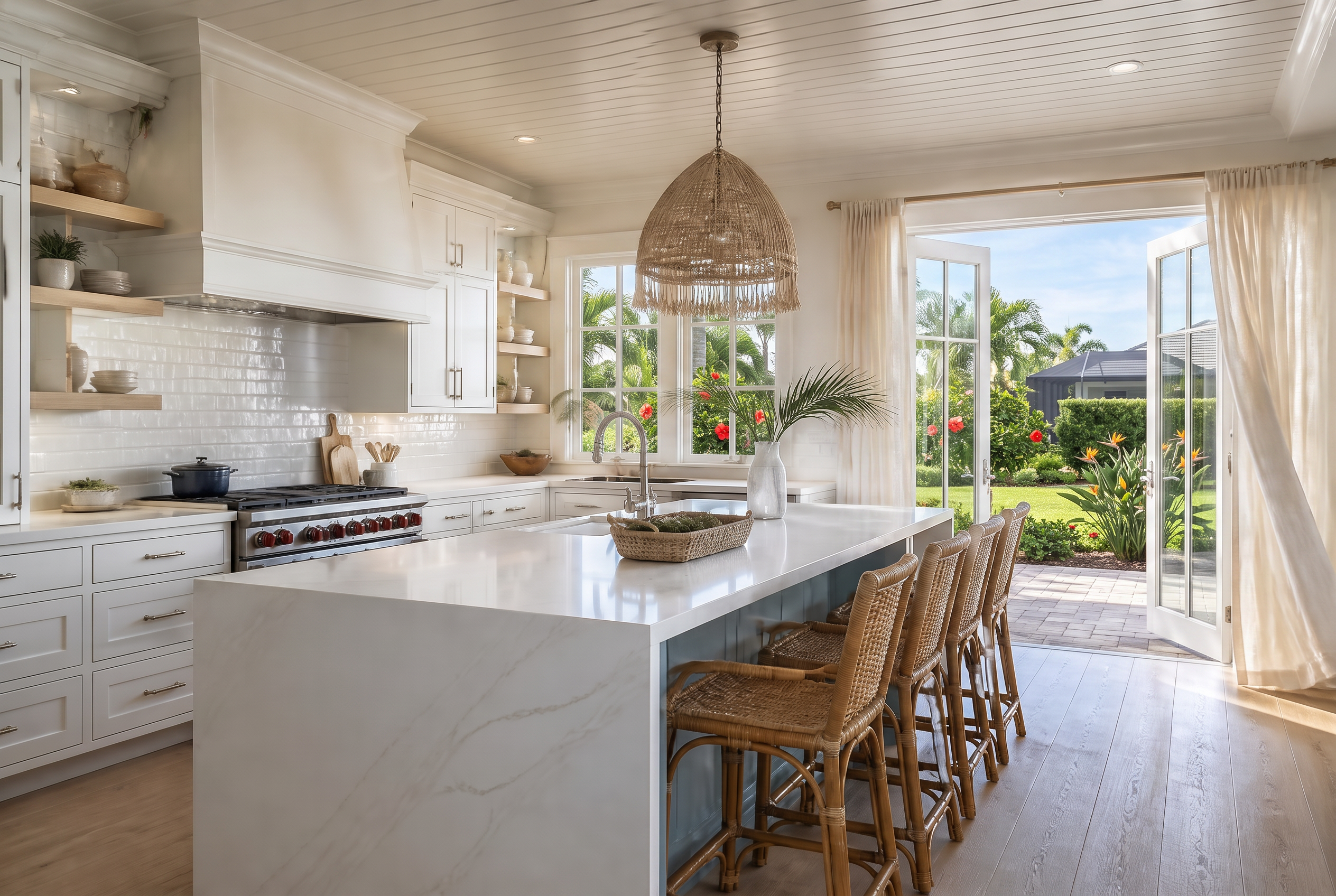 Custom kitchen remodel by Elle Construction in South Florida